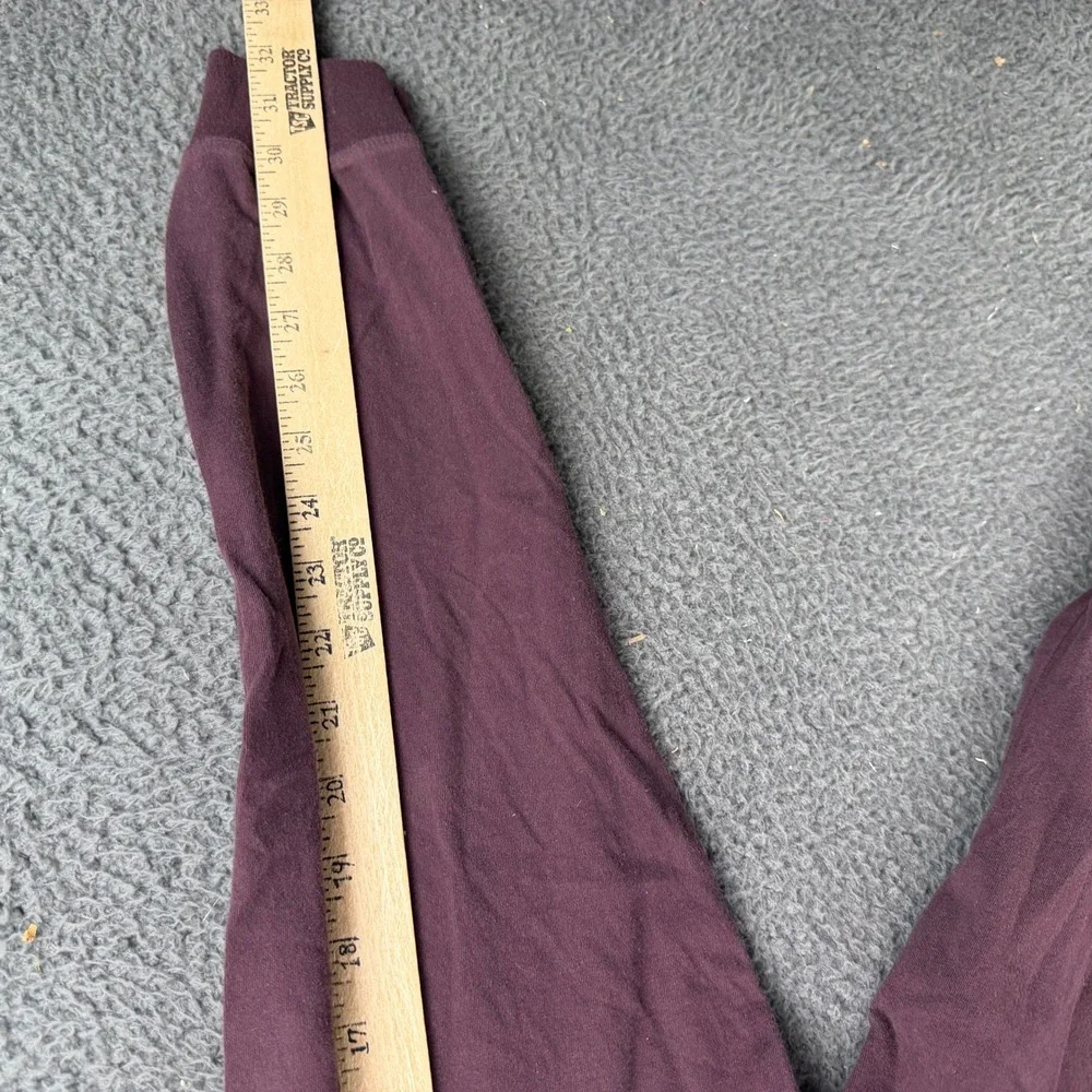 The North Face Mens XXL Long Sleeve Graphic‎ T-Shirt Burgundy Maroon Cotton